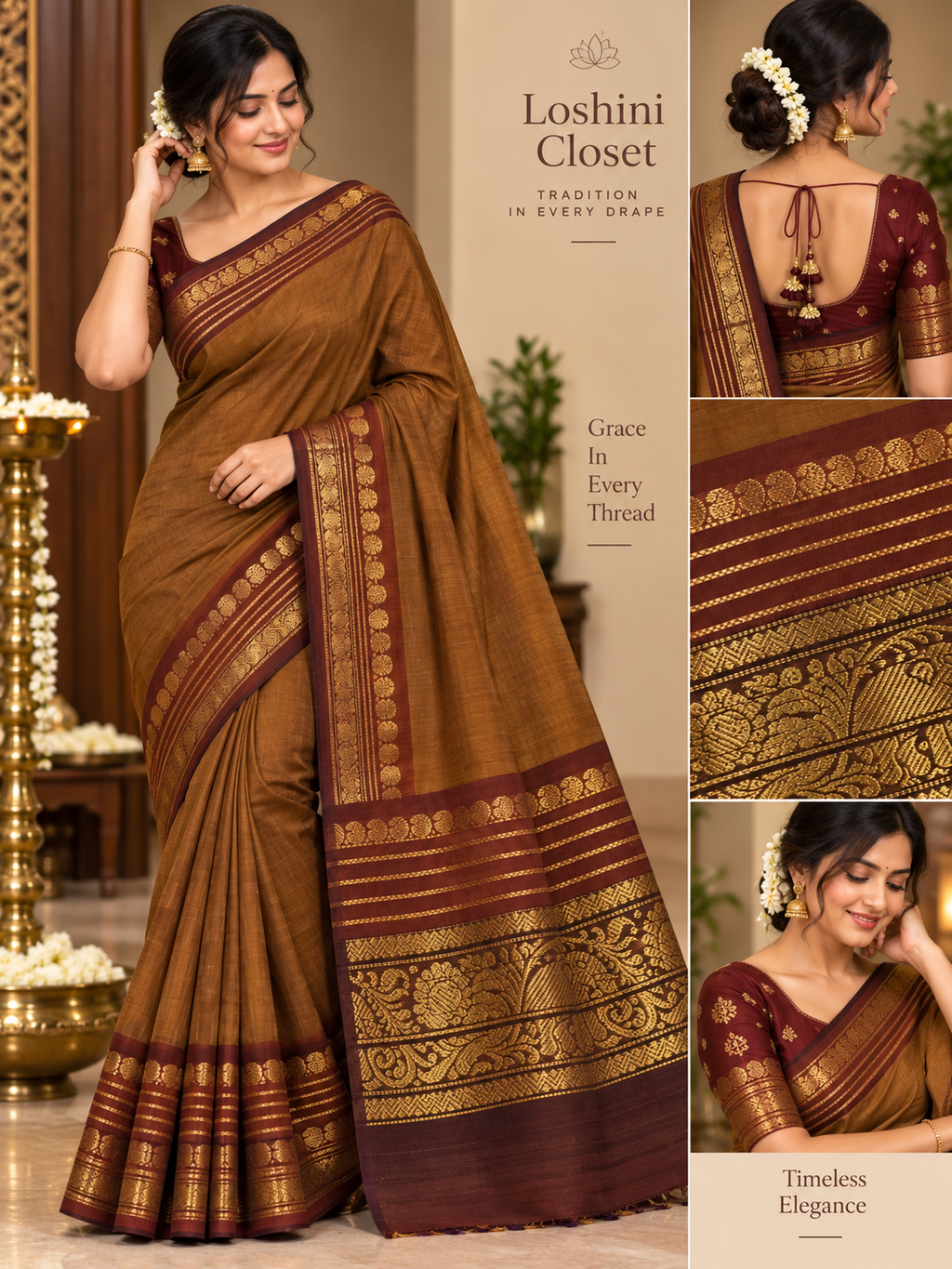 Kachi cotton Saree