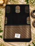 🖤 Black Novelty Buta Saree