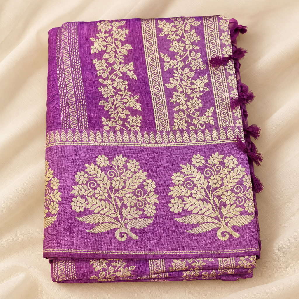 Pure Tussur Saree