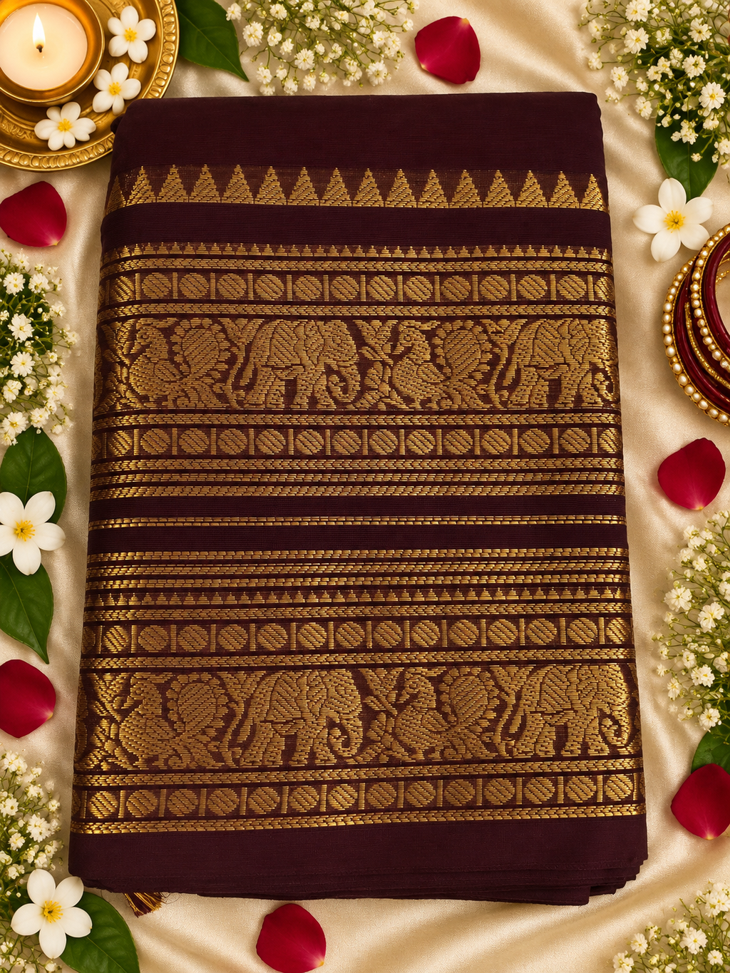 Kanchi Cotton Saree