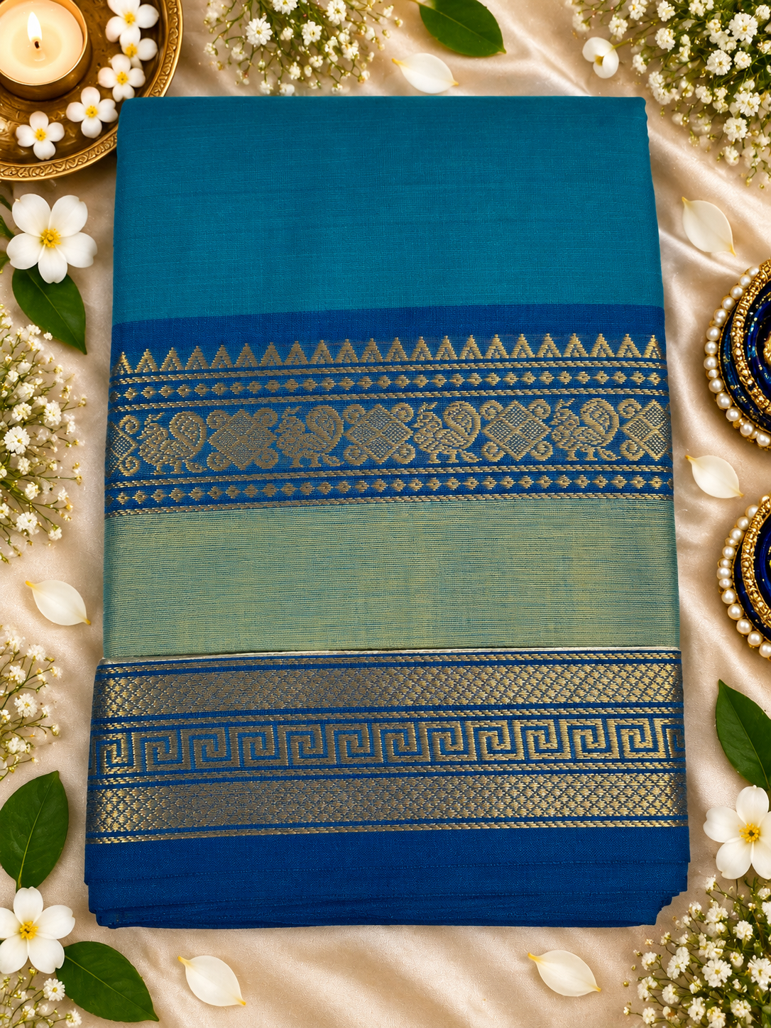 Kanchi Cotton Saree